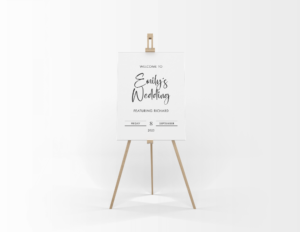 Welcome Wedding Signs - Foam Board