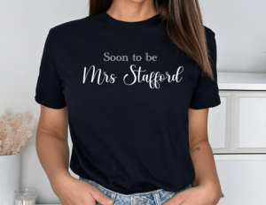 Soon To Be Mrs Personalised (Black)