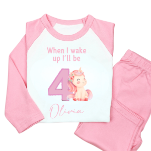 Unicorn Birthday Pjs