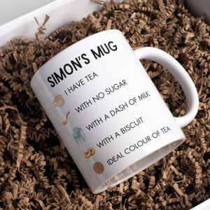 Personalised Tea/Coffee Preference Mug