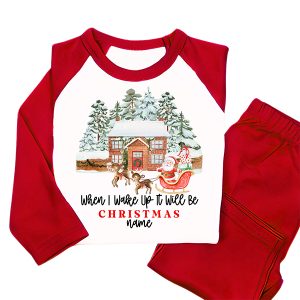 Christmas Pjs - Santa House